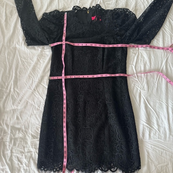 Lilly Pulitzer Averi Lace Dress in Onyx Two Tone Carnival Lace - Size 12 - Picture 9 of 12